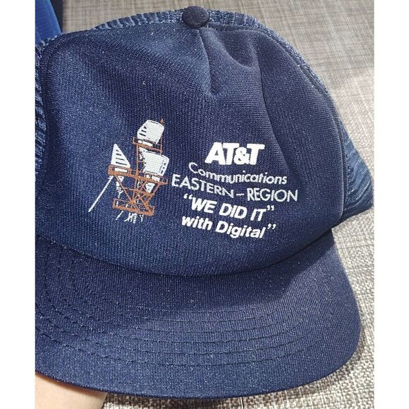 Lot of 7 Vintage AT&T hats/caps trucker style snapback. See images & description - Picture 14 of 15